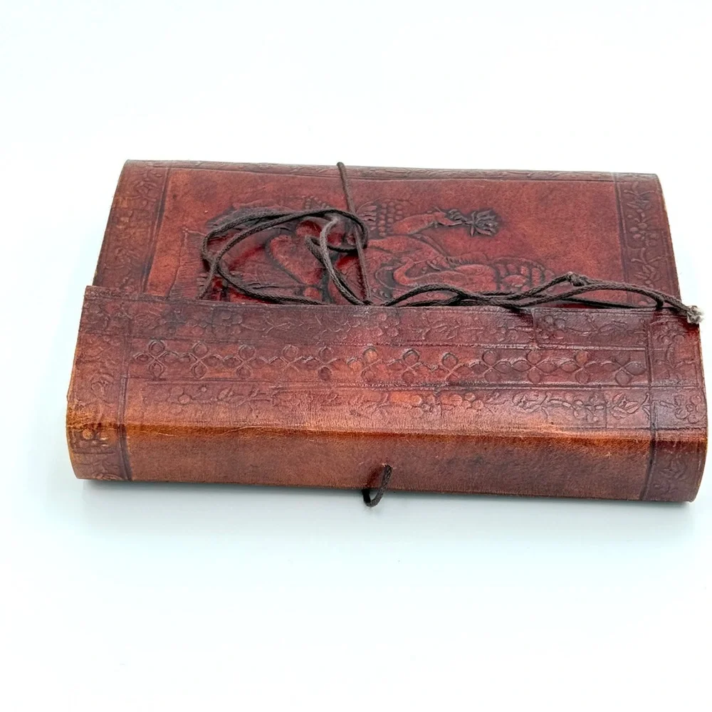 Embossed Leather Ganesh Journal